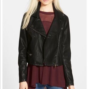 Blank NYC Faux Leather Moto Jacket